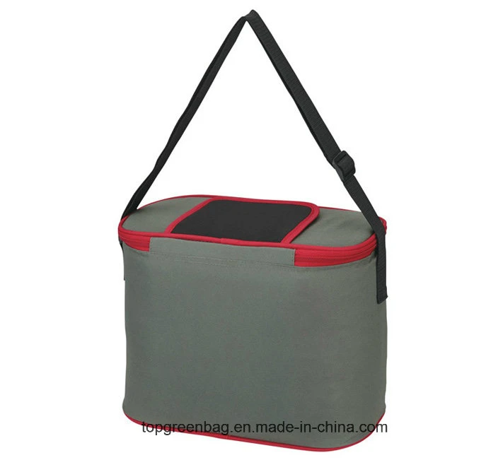 Polyester Zippered Insulated Ice School Totes Lunch Boxes with Bag